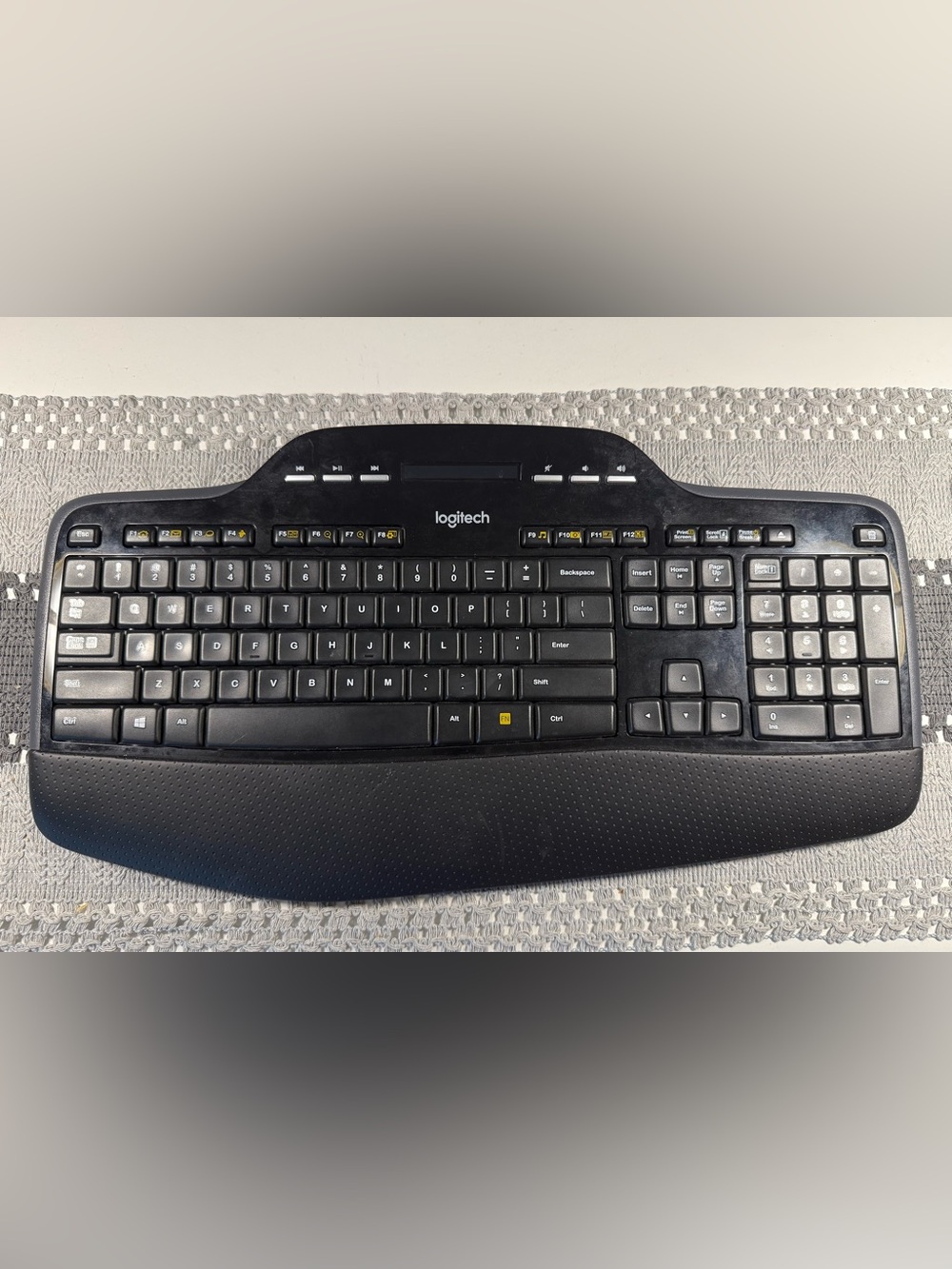 Logitech MK710 Wireless Keyboard Only. No Dongle. Tested.